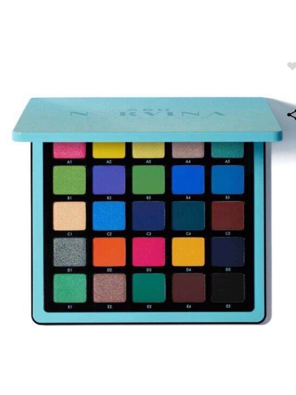 Norvina Pro Pigment Eyeshadow Palette - Vol 2